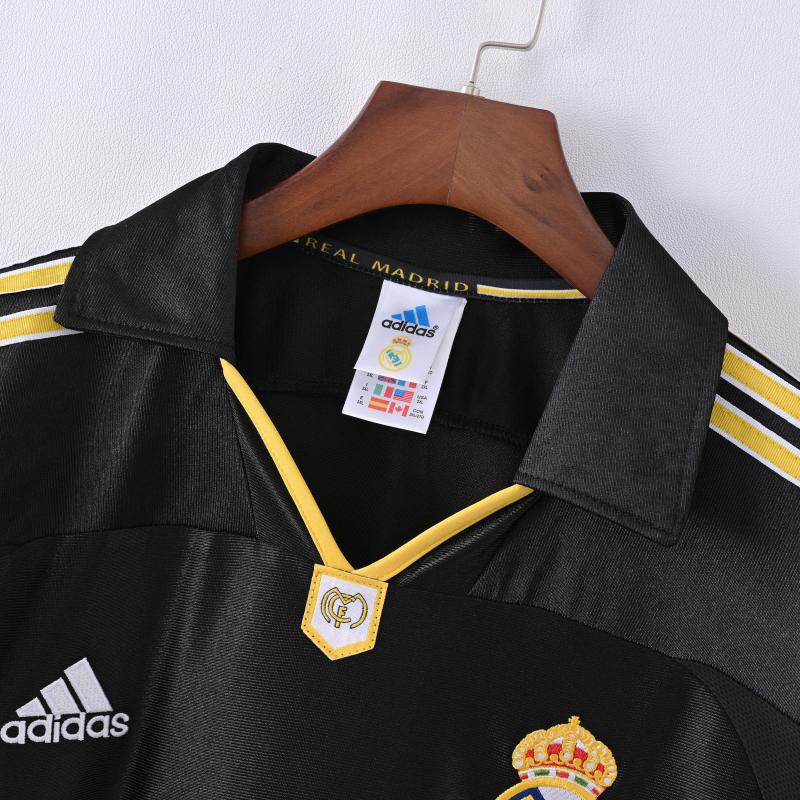 Real Madrid Retro 1998 Black Jersey
