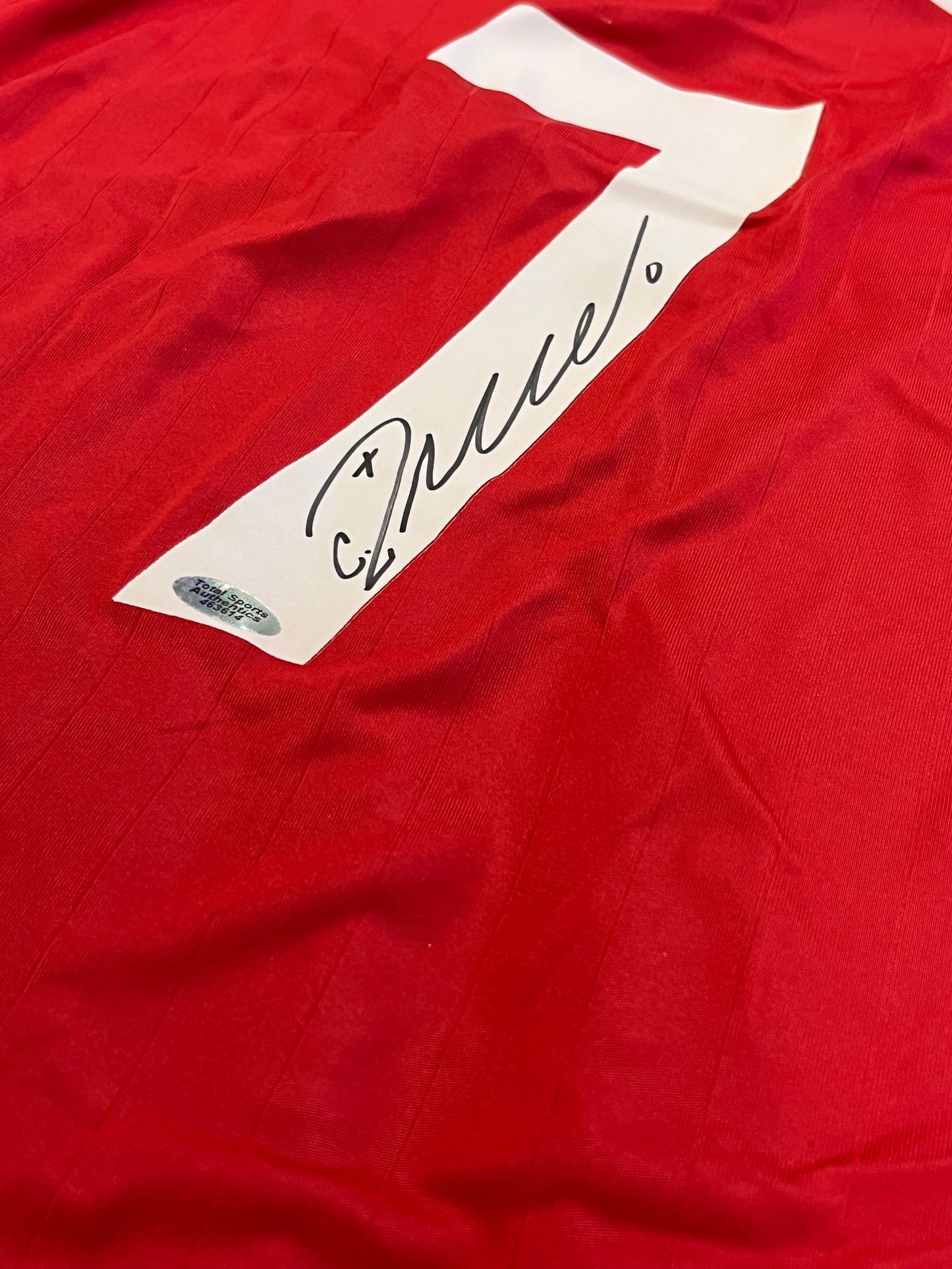 Cristiano Ronaldo SIGNED and AUTHENTICATED Man United Jersey